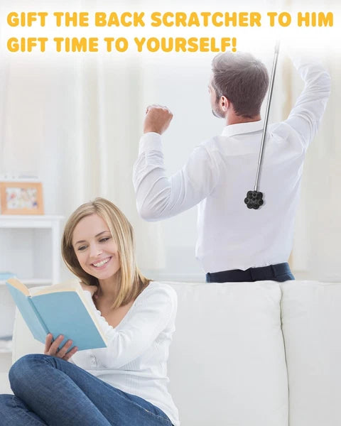 Back Scratcher Metal Portable Telescoping Extendable - Gift Items Best Massager