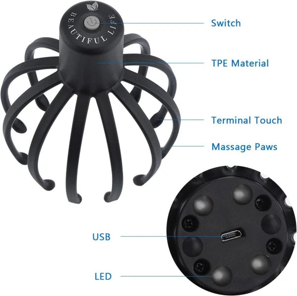 Electric Claw Scalp Scalp Massager Head Massager Head Scratcher for Stress Relax