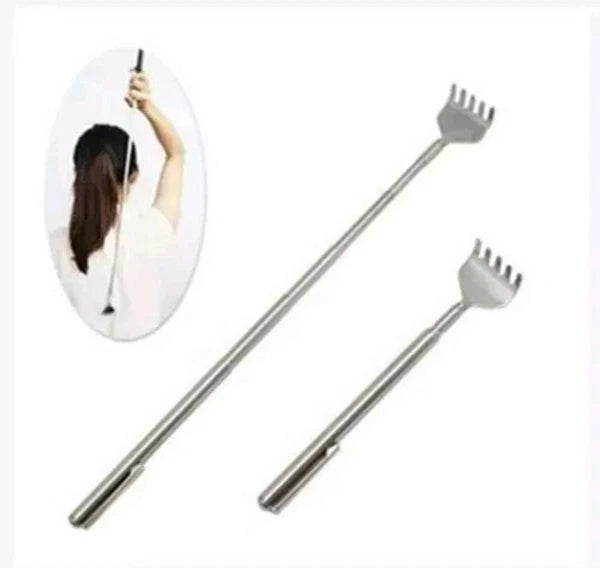 21" Stainless Telescopic Back Scratcher Extendable Itch Massager Silver H1
